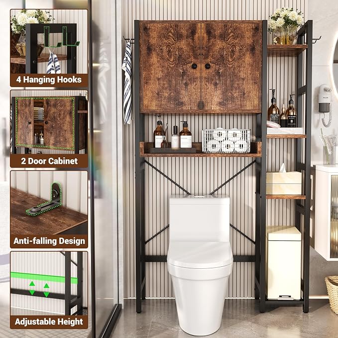 Over The Toilet Storage Cabinet - Image 4