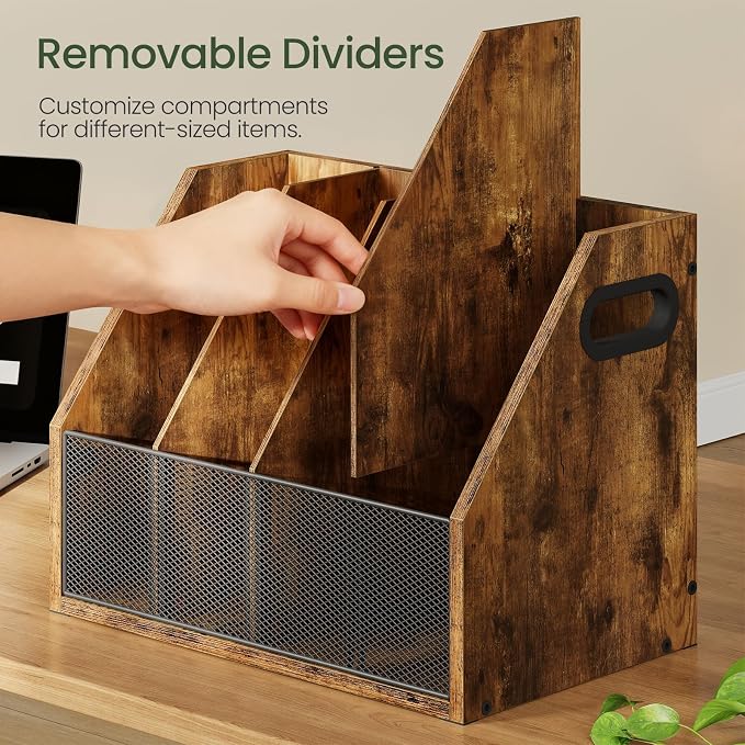 Wooden Desktop File Organizer - Image 2