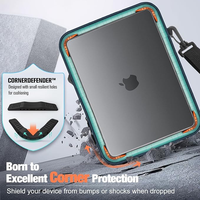 MoKo 15.6 Inch Laptop Sleeve Bag, Fits 15.3" MacBook Air M2/M3, 15.4" MacBook - Image 3