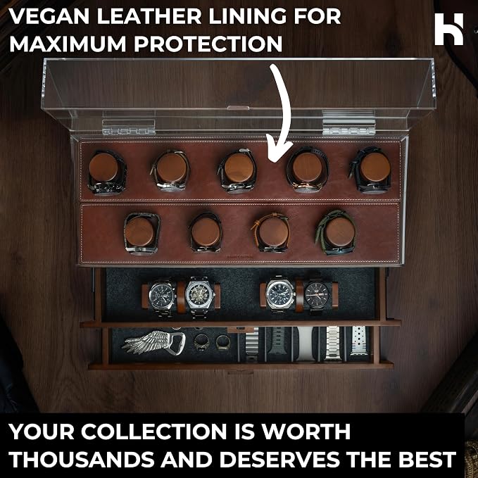Premium 17 Slot Watch Box for Men - Image 8