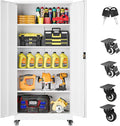 SISESOL 75" Tall Metal Storage Cabinet by SISESOL