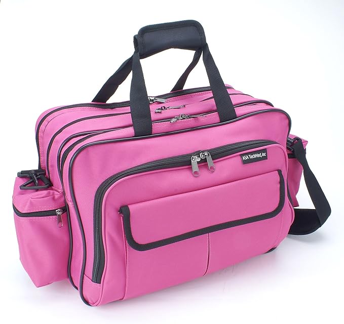 ASA TECHMED Nursing Bag with Compartments – Durable Medical Equipment Shoulder - Image 3