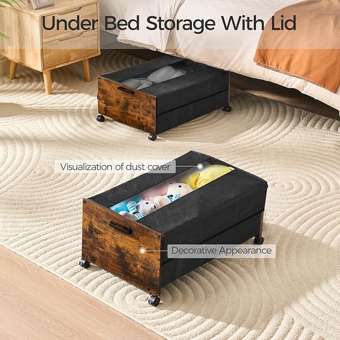 Under Bed Storage with Wheels XXL Size, Under Bed Storage Containers, UnderBed - Image 5