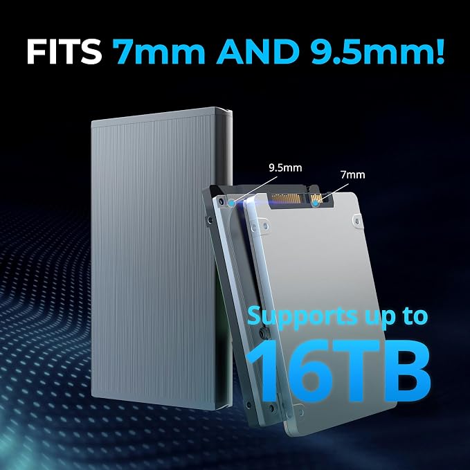SABRENT Ultra Slim USB 3.0 to 2.5-Inch SATA External Aluminum Hard Drive - Image 5