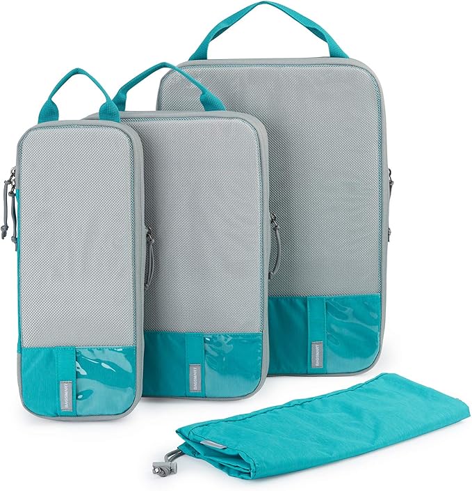 BAGSMART 6 Set /4 Set/2 Set Compression Packing Cubes by BAGSMART