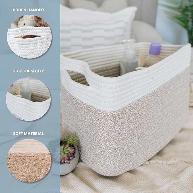 OrganiHaus Woven Storage Baskets - Image 3