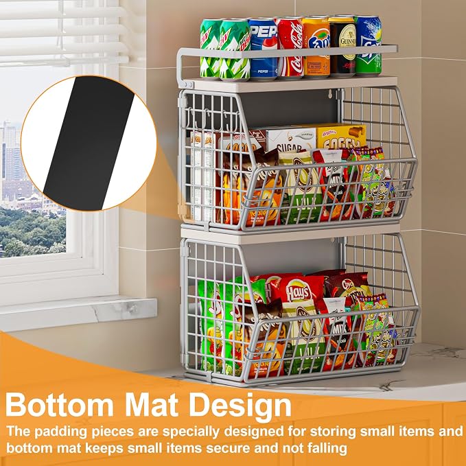 Magnetic Shelf for Fridge, Onion and Potato Spice Snacks Fruit and Vegetable - Image 7