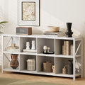 8 Cube Storage Organizer Bookshelf, Industrial Horizontal Bookcase, Accent by Unknown