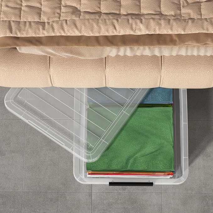 40 L Under Bed Plastic Storage Bins - Image 7