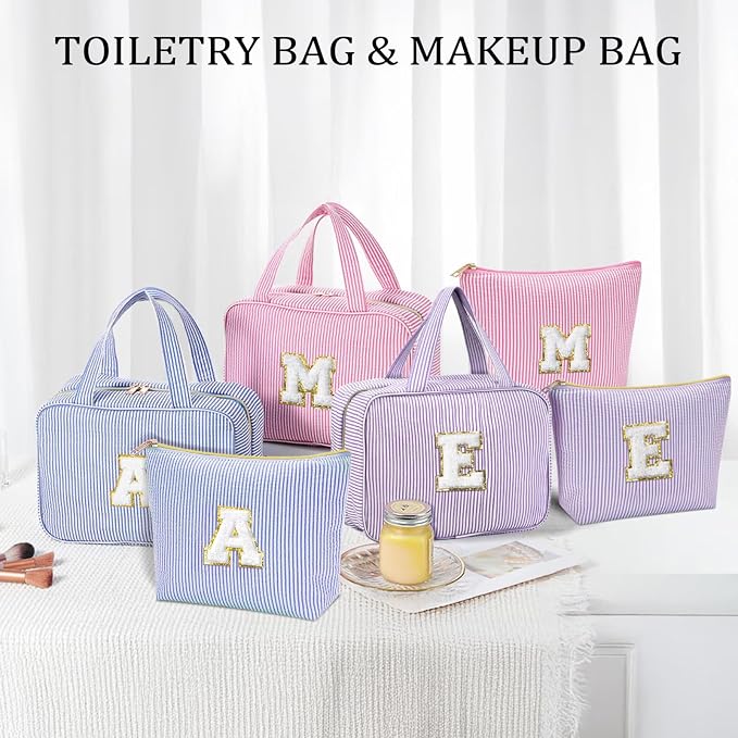 YOOLIFE Christmas Gifts for Women Stocking Stuffers, Initial Hanging Toiletry - Image 8