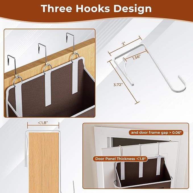 5-Tier Over The Door Storage Organizer - Image 4