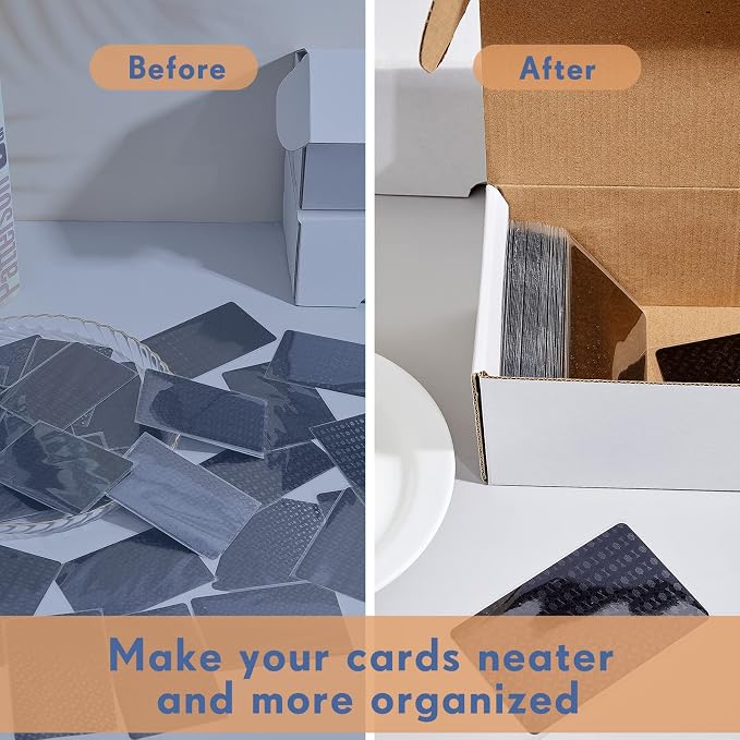 Sepamoon 6 Pack 800 Count Trading Card Storage Box Trading Organizer Game Sport - Image 5