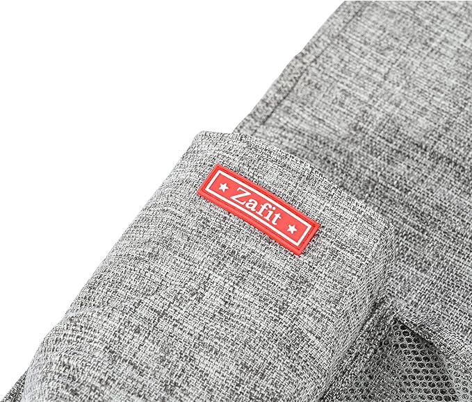 Linen 5 Pockets Bedside Caddy, Bedside Storage Organizer - Image 6