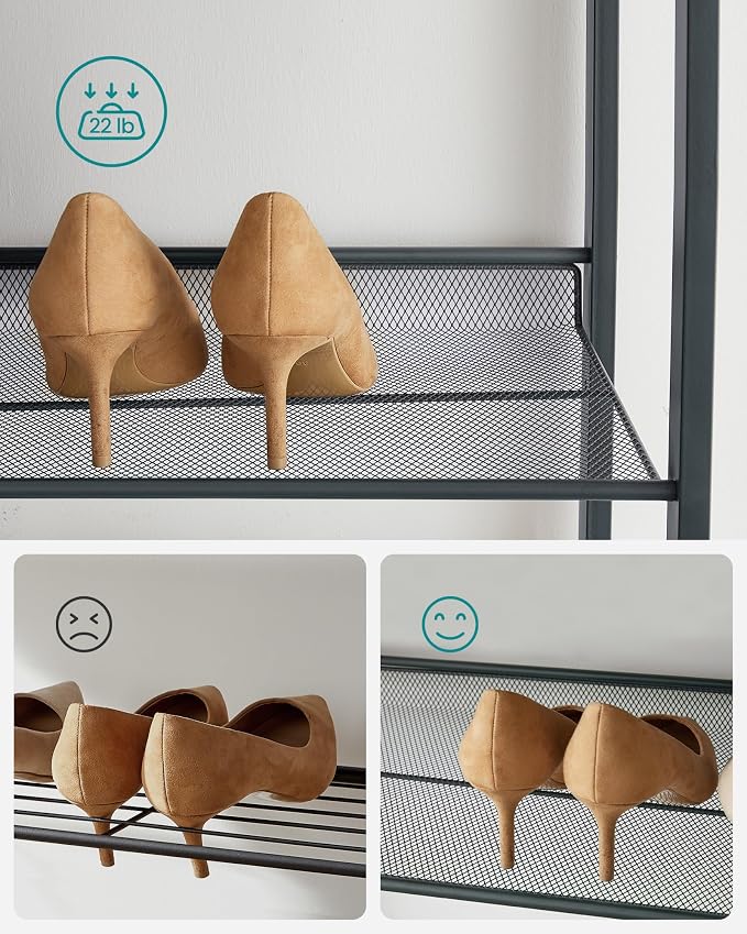 SONGMICS Shoe Rack, 8-Tier Shoe Organizer, Metal Rack - Image 9