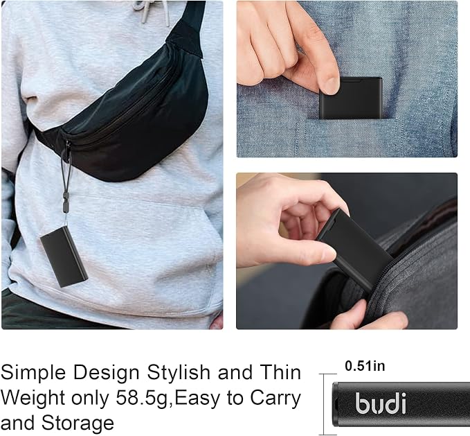 BUDI Pop-up Design Memory Card Case Crush & Shockproof Memory Card Wallet - Image 4