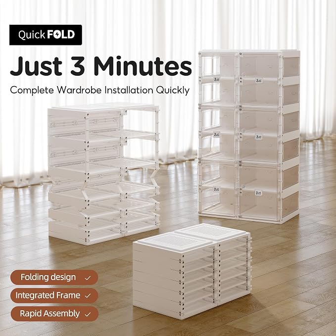 ANTBOX Foldable Shoe Rack, Shoe Organizers - Image 5