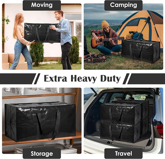 12 Pack Extra Large Heavy Duty Moving Bags - Image 7