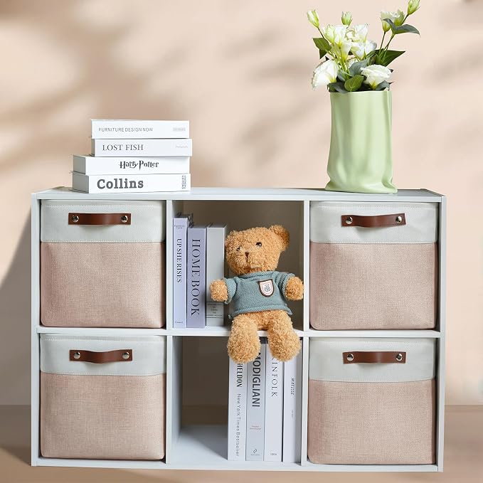 Foldable Storage Cubes 11x11 Inch, Collapsible Storage Basket - Image 2