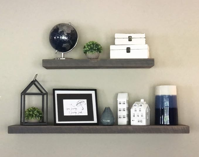 joelsantiques 36 Inch Wooden Floating Shelves - Image 8