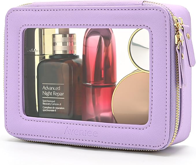 Aveniee Clear Makeup Bag Organizer, Travel Toiletry Bag Cosmetic Case - Image 4