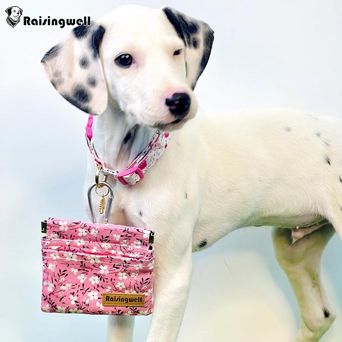 Dog Treat Pouch, Small Cotton Pocket Sized Training Holder, Hand Free Walking - Image 6
