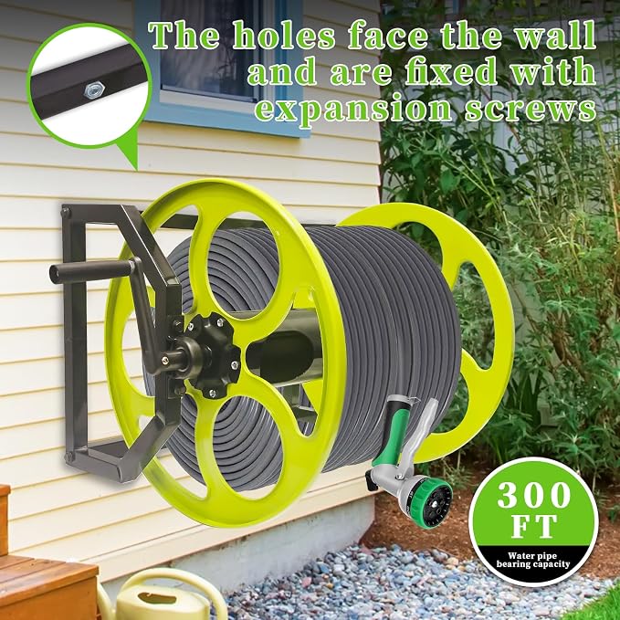 Garden Hose Reel Heavy Duty ，for 5/8" Hose Reel - Image 4