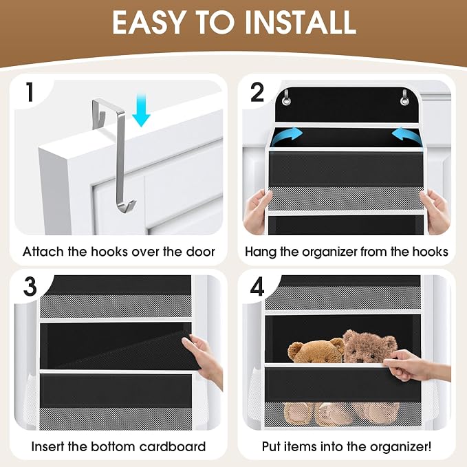 6-Tier Over The Door Organizer Hanging Storage Organizers - Image 3