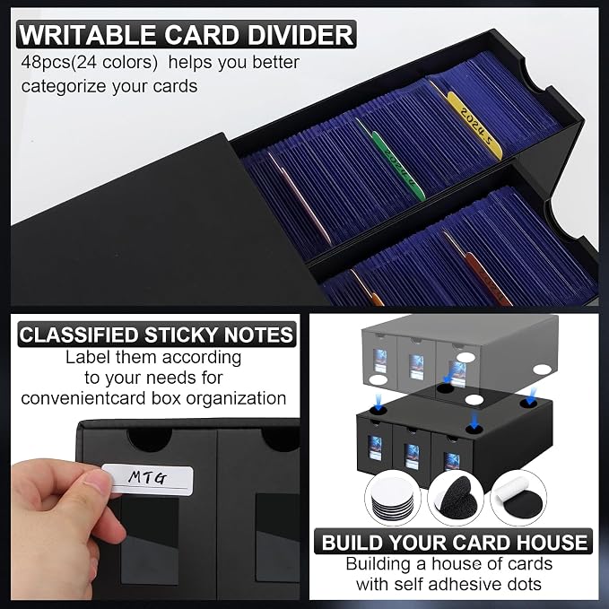 7200+ Card Storage Box, 1300+ Toploader Storage Box - Image 3
