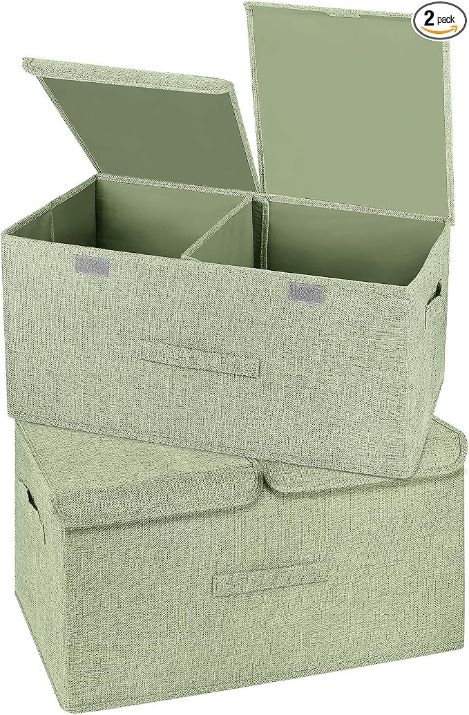 2 Pack Large Storage Boxes by Unknown