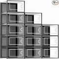 Kuject Large Shoe Organizers Storage Boxes by Kuject