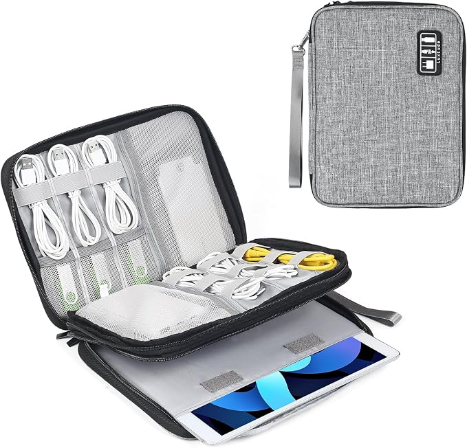 Luxtude Travel Cord Organizer Case, Electronic Organizer Travel Case Large by Luxtude