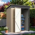 Greesum Outdoor Storage Shed 5 x 3 ft. Utility Tool Shed Metal Storage Garden by BuynowfromGreesum