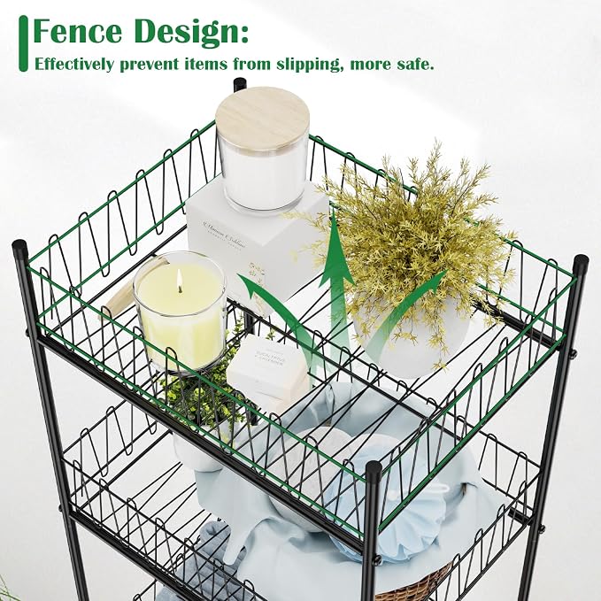 5 Tier Water Bottle Organizer Rack Metal Free Standing Water Storage Rack - Image 4
