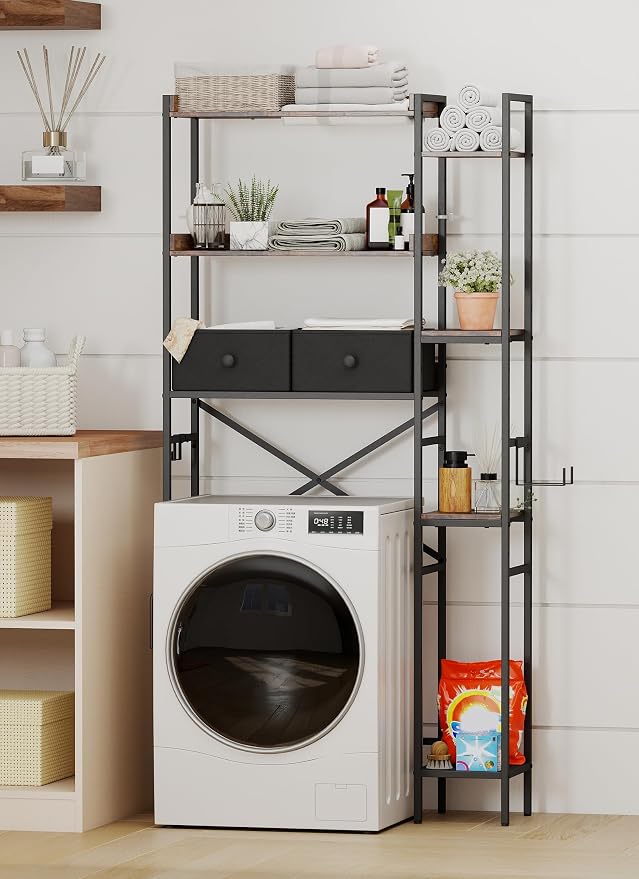 Over The Toilet Storage Rack, 7-Tier Over Toilet Bathroom Organizer - Image 8