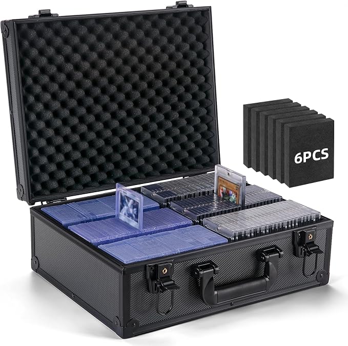 Trading Card Storage Box for 3" X 4" 35pt Toploaders 600+, Sturdy Secure Large by Unknown