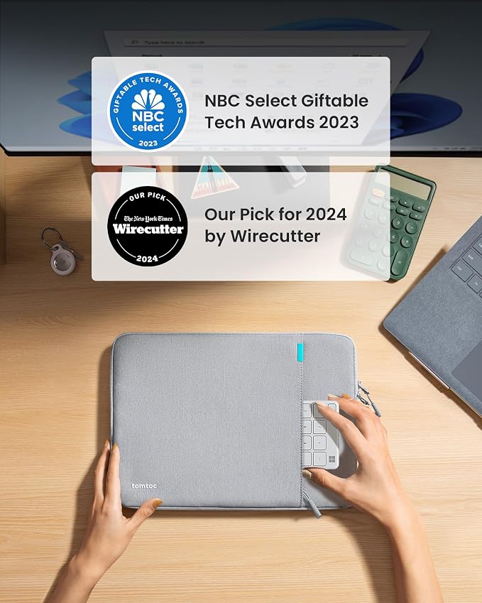 tomtoc 360° Protective Laptop Sleeve - Image 2