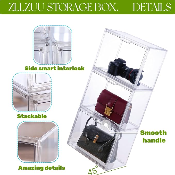 Purse Organizer for Closet, Large Handbag Storage Organizer - Image 3