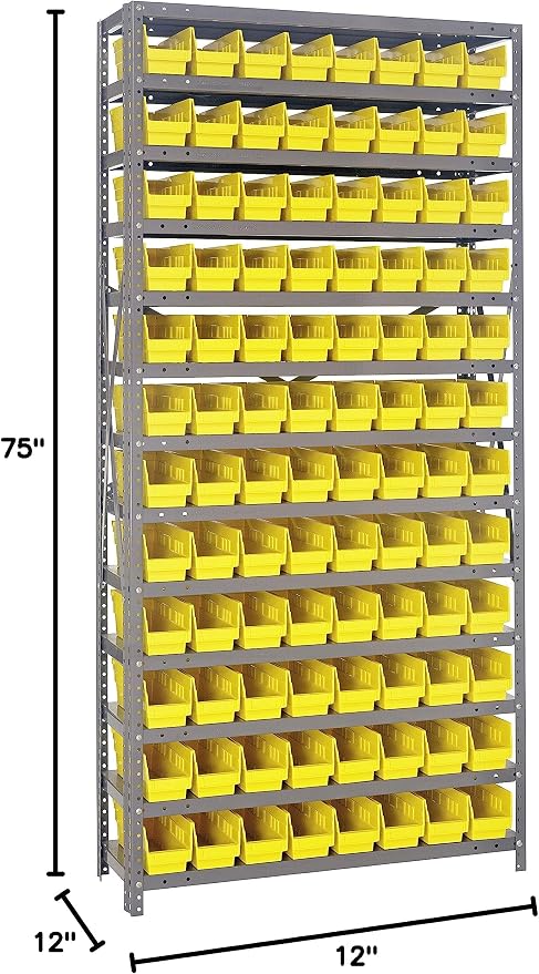 Quantum Storage Systems 1275-101YL Steel Shelving Unit - Image 2