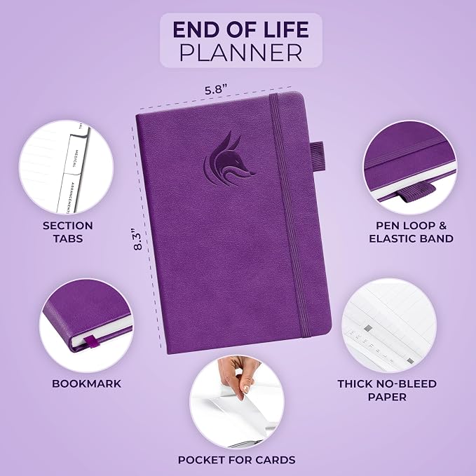 Clever Fox End of Life Planner – Final Arrangements Organizer - Image 2