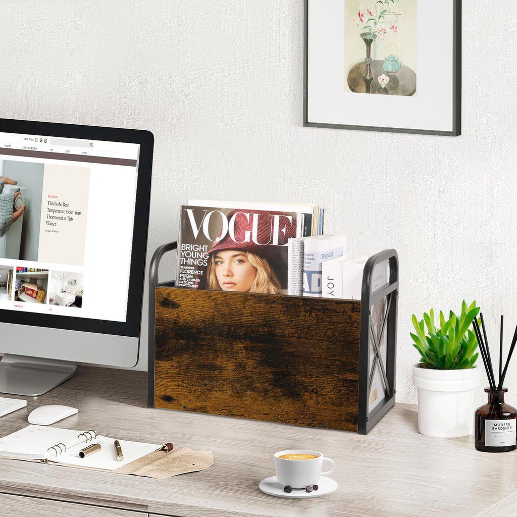 Magazine Holder, Magazine Rack Floor, Magazine Storage Basket, Folder