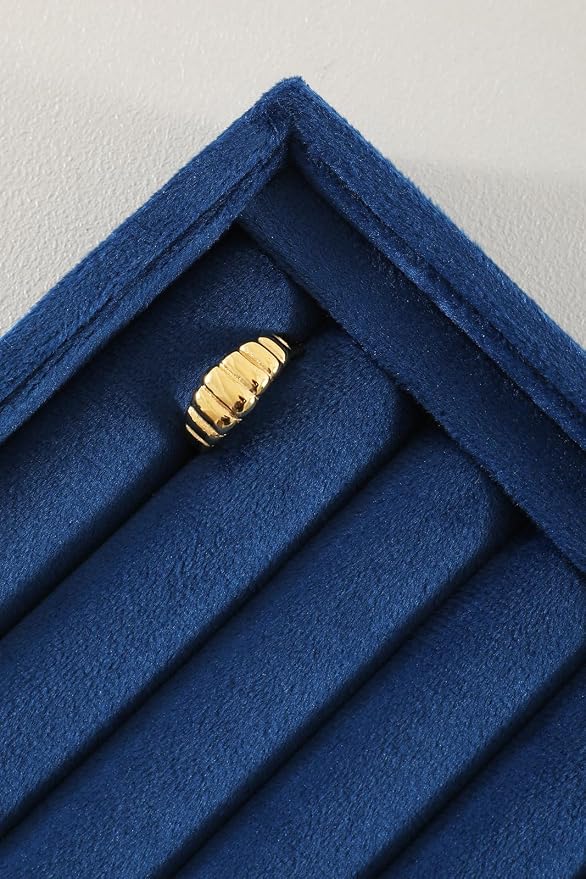 Ring Tray, Velvet Jewelry Trays, Premium Ring Display Case, Luxury Stud Earring - Image 4