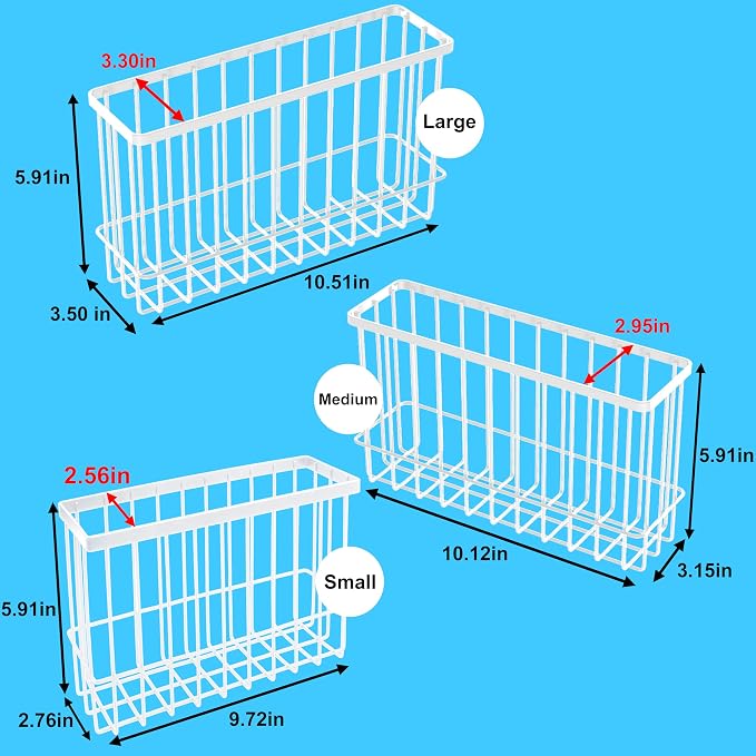 Cabinet Door Organizer 3Pcs, Foil and Plastic Wrap Organizer - Image 6