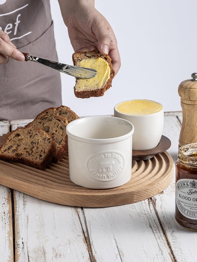 Butter Crock, Ceramic Butter Dish - Image 4