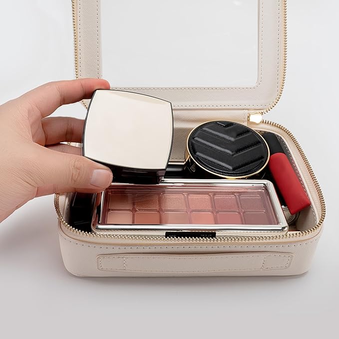 Aveniee Clear Makeup Bag Organizer Set, Portable Travel Toiletry Case - Image 4