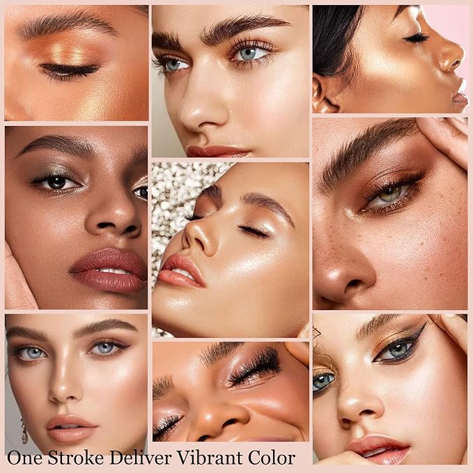 Matte Eyeshadow Stick Blendable Cream Eyeshadow Waterproof Long Lasting High - Image 7