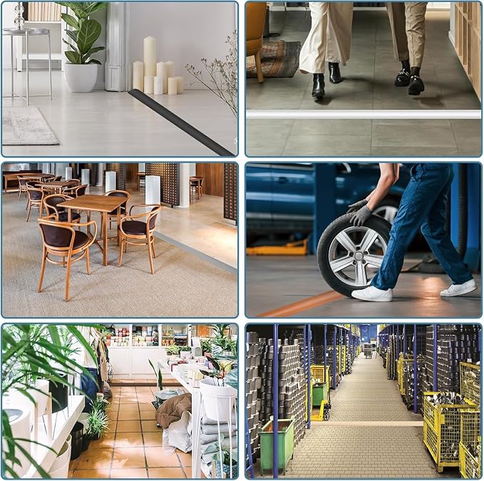 Floor Cord Covers for Wires 3.3FT Cable Hider Wire Cover Self Adhesive Cord - Image 7