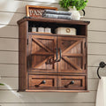 ACCOHOHO Bathroom Wall Cabinet, Farmhouse Medicine Cabinet, Adjustable Shelf by ACCOHOHO