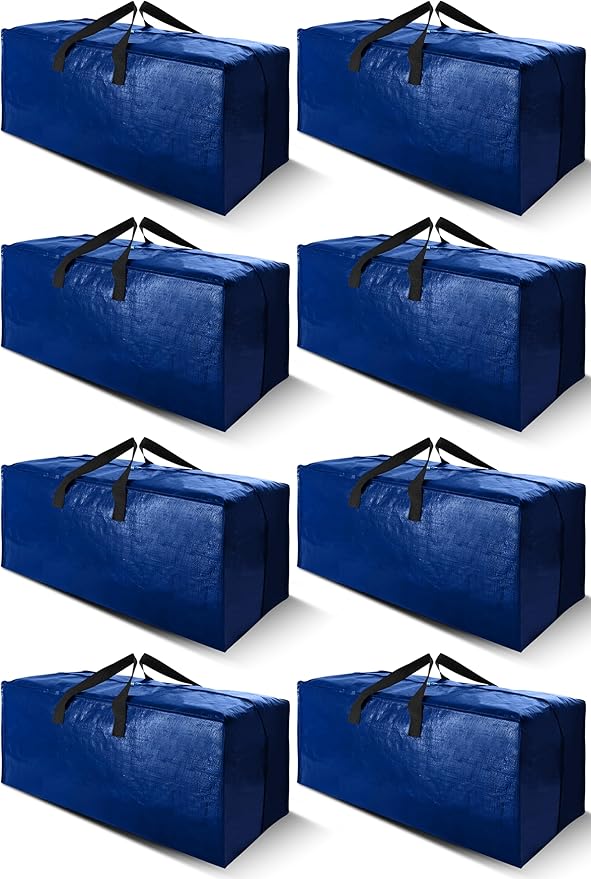 Cosy Family 8 Pack Heavy Duty Extra Large Moving Bags by Cosy+Family