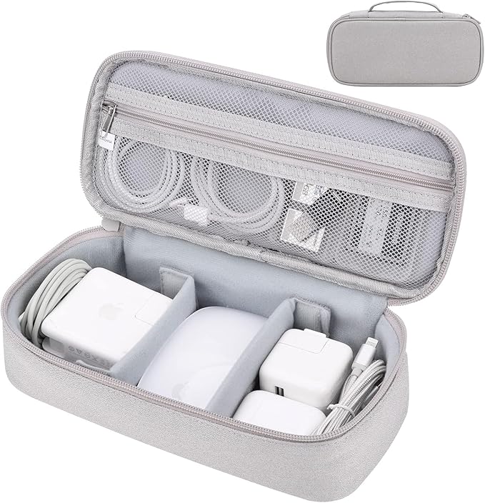 Cord Organizer Travel Case, Portable Tech Organizer Pouch Bag by Yundoor