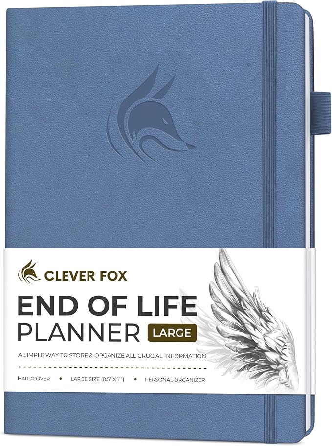 Clever Fox Large End of Life Planner – Guided Final Arrangements Organizer by CleverFox